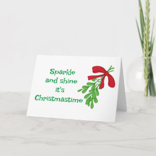 **MISTLETOE** LAAT DE WERELD RONDDRAAIEN KAART