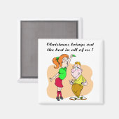 Mistletoe Magnet Magneet (Voorkant / Achterkant)