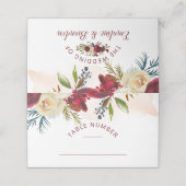 Mistletoe Manor Chic Zittafel Nummer (Buitenkant ongevouwen)