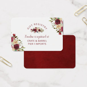 Mistletoe Manor Douche Registre Cadeau Insertion C