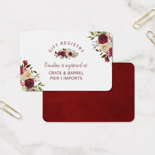 Mistletoe Manor Douche Registre Cadeau Insertion C (Bureau)