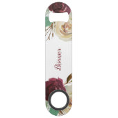 Mistletoe Manor Floral Aquarelle Chic Bridesmaid (Dos)