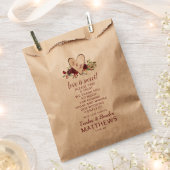 Mistletoe Manor Hart Bruiloft Liefde is Sweet Trea Bedankzakje (Geknipt)