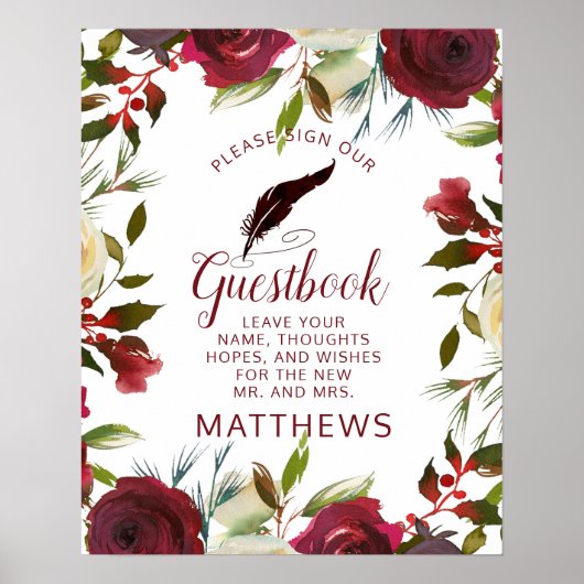 Mistletoe Manor Log in ons Guestbook Poster (Voorkant)