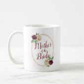 Mistletoe Manor Roos Gold Oval Moeder van de Bride Koffiemok (Links)