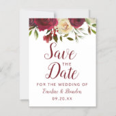 Mistletoe Manor Waterverf Bruiloft Save the Date Magnetische Uitnodiging (Voorkant)