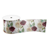 Mistletoe Manor Waterverf Lush Boeketten Bruiloft Lint (Spoel)