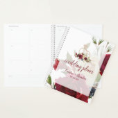 Mistletoe Manor Waterverf Winter bruiloft plannen Planner (Display)