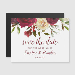 Mistletoe Manor Waterverf Winter Save the Date