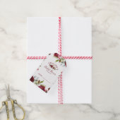 Mistletoe Manor Winter Bruids Display Douche Cadeaulabel (Met Touw)