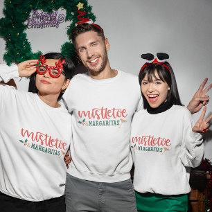 Mistletoe margaritas kerst sweatshirt