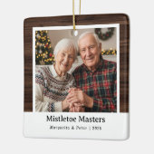 Mistletoe Masters – Grootouders Foto Ornament (Links)