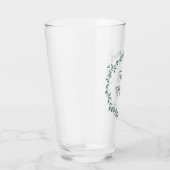Mistletoe met Gepersonaliseerd Bericht Glas (Rechts)