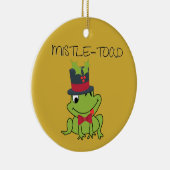 Mistletoe "Mistle Toad" Ornement drôle (Droite)