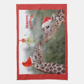 Mistletoe Moments Kitchen Towel Theedoek (Verticaal)