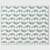 Mistletoe Pattern Cadeaupapier (Vlak)