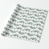 Mistletoe Pattern Cadeaupapier (Uitgerold)