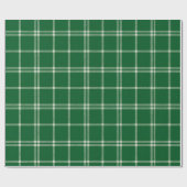 Mistletoe Plaid Cadeaupapier (Vlak)