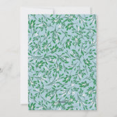 Mistletoe romantique - Carte de vacances photo à p (Dos)