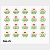 Mistletoe Ronde Sticker (Vel)