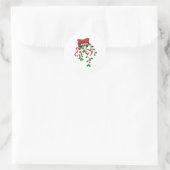 Mistletoe Ronde Sticker (Tas)