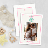 Mistletoe rose Baby shower de Noël Merci