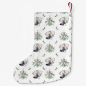 Mistletoe Silver Bells Traditional Kleine Kerstsok (Achterkant)