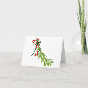 Mistletoe Wenskaart Kaart