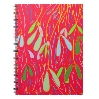 Mistletoe Whimsical, Rood Notitieboek