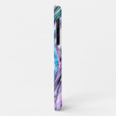 Misto de gradiente e chuviscado, ciano e roze Case-Mate iPhone case (Achterkant/links)