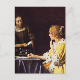 Mistress en Maid Briefkaart