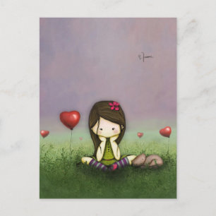 Mistroostige suikerpruim briefkaart