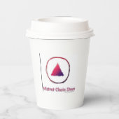 Mistrot Chain Store Papier Koffiebeker Papieren Bekers (Achterkant)