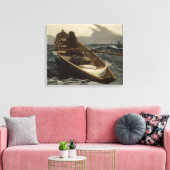 Mistwaarschuwing Canvas Afdruk (Insitu (Woonkamer))