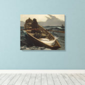 Mistwaarschuwing Canvas Afdruk (Insitu (Houten vloer))