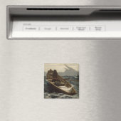 Mistwaarschuwing (door Winslow Homer) Magneet (Insitu (Vaatwasser))
