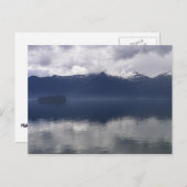 Misty Alaskan Zee in de schaduw van Blue Briefkaart (Voorkant / Achterkant)