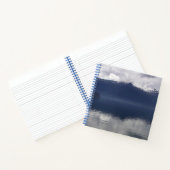 Misty Alaskan Zee in de schaduw van Blue Notitieboek (Binnen)