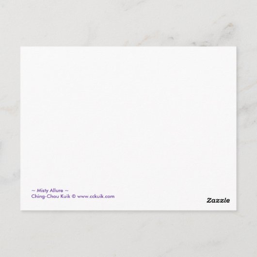 Misty Allure - Carte postale (Dos)