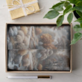 Misty Autumn River Glow Decoupage Tissuepapier (Geschenk)