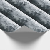 Misty berglandschap  stijl cadeaupapier (Hoek)