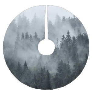 Misty berglandschap  stijl kerstboom rok