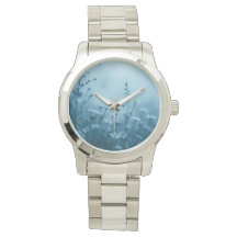 Misty Blue Little Flowers Pols
