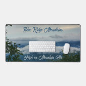 Misty Blue Ridge Mountains fotografisch landschap Bureaumat (Keyboard & Muis)