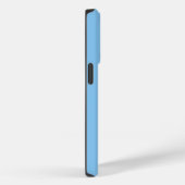 Misty Blue Solid Color, coque iphone (Verso / Droite)