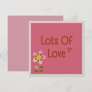 MISTY CHARM - Moederdag Floral Invitation Kaart