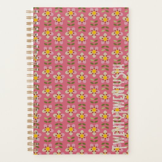 MISTY CHARM - Planificateur de motifs botaniques (Devant)