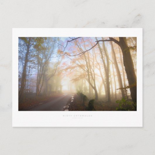 Misty Cotswolds Briefkaart (Voorkant)