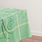 Misty Curly Shamrock SquaresTafelkleed Tafelkleed (Voorbeeld)