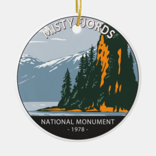 Misty Fjords National Monument New Eddystone Keramisch Ornament